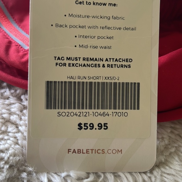 Fabletics Hali Run Short xxs/0-2 - Picture 6 of 6